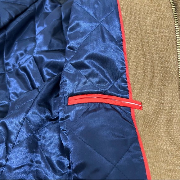 J. Crew Italian Stadium Cloth by Nello Gori Lodge Wool Coat Brown Size 6 K0896 - Picture 11 of 16